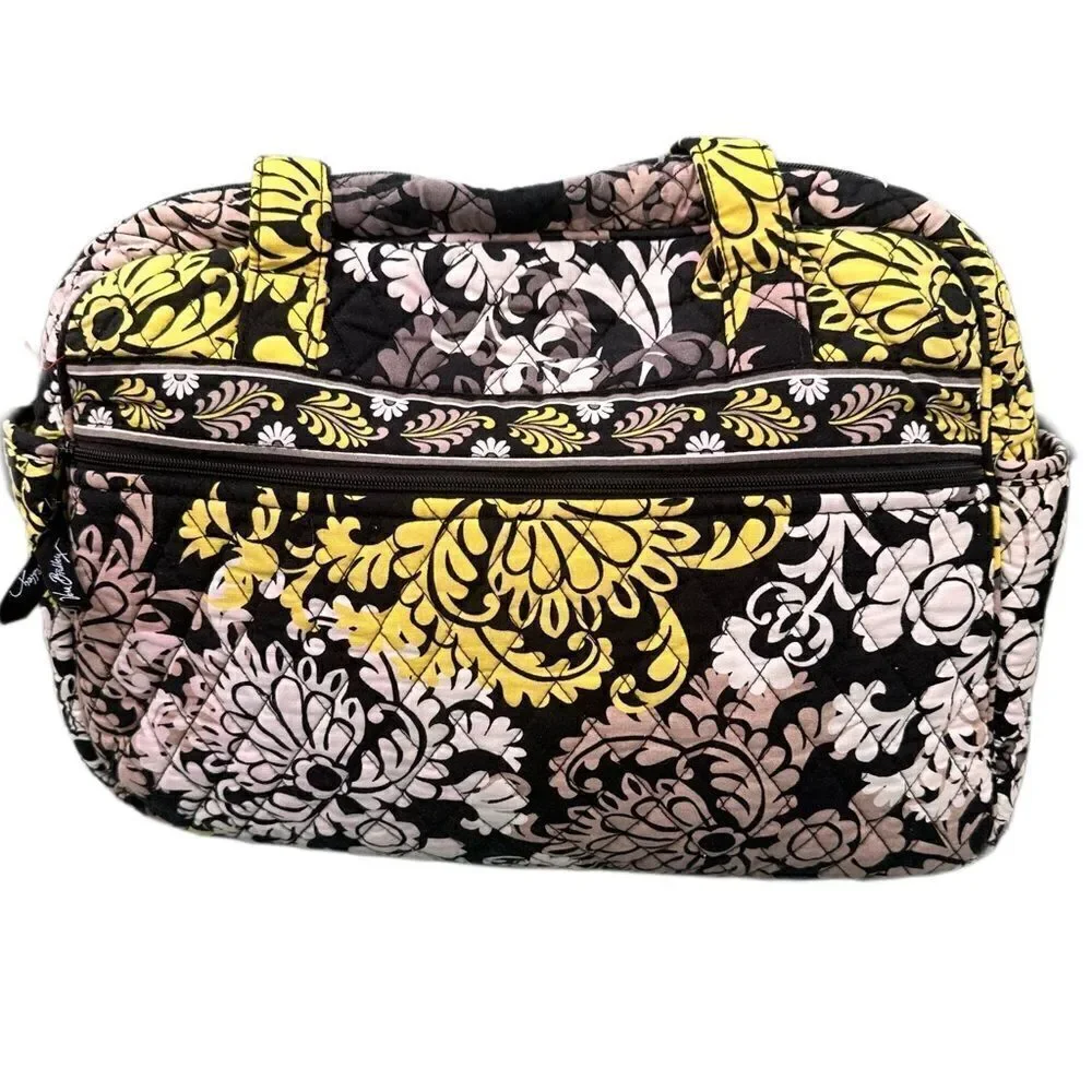 Vera Bradley Insulated/Lined Baby/Travel Large Tote Bag in Baroque, Spacious GUC